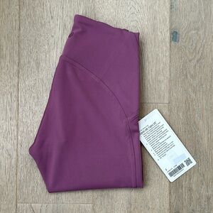instill pant 25" vintage plum size 2 lululemon nwt